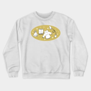 Winter weather snow lover cartoon illustration Crewneck Sweatshirt